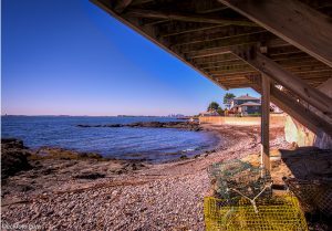 Nahant Waterfront Property, Under the deck