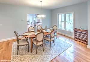 EckFoto Real Estate Photography Dining Room View from Living Room, 318 Old Marlboro Road, Concord, Massachusetts